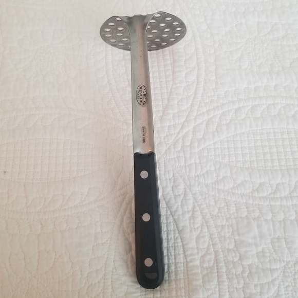 Vintage Revere Ware Stainless steel Side Potato Masher/Utensil - Picture 8 of 8